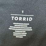 Torrid Foxy Choker Neck Keyhole Tee in Deep Black Photo 2