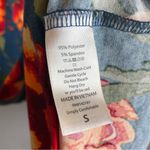 LuLaRoe Dress Floral Bright Colorful Size Small Sheath Stretch Midi Blue Orange Photo 9