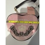 Juicy Couture NWT  Retro Chic Heart Dusty Pink Y2K Crossbody Handbag Viral P Photo 7