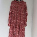 Anthropologie O.P.T Floral Poppy Boho Prairie Ruffle Dress Photo 2