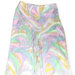 ASOS Design Satin Clean Flare Pants in Paisley Print Photo 4