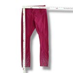 Lululemon ‎ Athletica Scalloped Reflective Luxtreme Leggings Size 4 Red Gym Photo 3