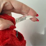 Anthropologie By  Red Popcorn Knit Capri Pants S Photo 7