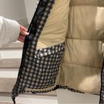 The Very Warm Mainline Printed Oversized Puffer Jacket Coat in Green Photo 7