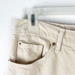 BDG 100% Cotton Cream High & Wide Cropped Jeans, Size 32 Photo 10
