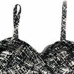 One Piece NEW Fresh Water  Removable Strap Skirted Swimsuit Slimming Black 30W Photo 1