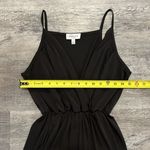 GILLI NWOT black wide leg v neck spaghetti strap light weight jumpsuit Photo 11