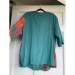 C.M. Shapes Dark Red and Green Plaid Button Photo 5