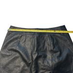 LIONESS Princess Polly  Size M Rizzo Faux Leather Mini Skirt Black High Slit Club Photo 9