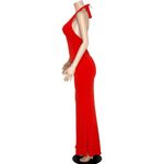 Nookie Illegal Halter Gown, Red, Large Photo 7