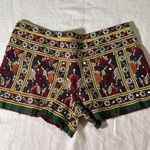 Chelsea and Violet Jeweled Embroidered Colorful Bohemian Shorts Size Large Photo 1