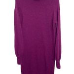 J.Crew Turtleneck sweater-dress in Supersoft yarn mulberry purple size XS Photo 1