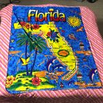 Zuliana Florida Sarong Blue Photo 3