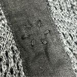 Lafayette 148 xl 100% linen cardigan front zippered pockets open knit Gray Photo 12