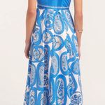 Goldie NWOT Alemais blue and White Patterned Dress Photo 3