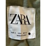 ZARA  Green Denim Romper Size Small Photo 3