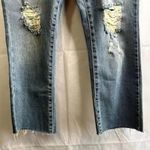 Wild Fable Jeans Raw Hem Destructed Light Wash Size 8 Photo 4