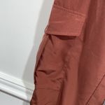 ZARA  cargo joggers satin silky smooth elastic waistband & hem xs terra cotta Photo 1
