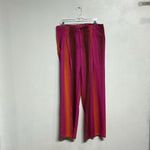 Urban Outfitters  Pink Stripe Martina Linen Blend Trouser Pant Sz 10 Photo 1
