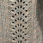 None Women's Cream Sweater with Button Detail Photo 3