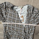 NEW Boden Ruffle Wrap Jersey Mini Dress Black, Opulent Pome Black Size 8 Photo 9