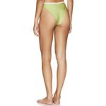 Camila Coelho NWT Talita High Waist Bottom Celery Green & White  $78 XS Revolve Photo 1