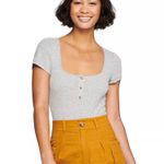 SO Juniors' ® Henley Pointelle Bodysuit Photo 0