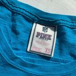 PINK - Victoria's Secret Victoria’s Secret PINK Carolina Panthers NFL Tee XS Blue “My Team” Shirt Photo 4