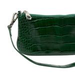 Sinbono Emma Shoulder Bag Green Croc‎ Vegan Leather Purse Photo 7