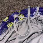 Nike Stylish Women's Blue and Yellow Shorts Photo 4