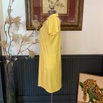 William Murray Martinis & Mowers Yellow Stretch Classic Polo Dress Sz M 💚🎀 Size M Photo 5