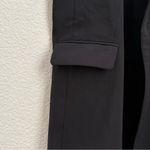 Joie  Black Long Line Double Breast Casual Vest Size L Photo 9