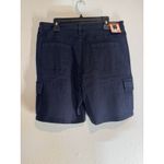 Well Worn  Women's High Rise Cargo Bermuda Short Navy Blue Size 16 New Photo 5