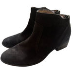 Seychelles Black Suede Boots Booties Size 9 Western Block Heel Womens Boot Photo 0
