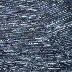 Tommy Hilfiger Navy & White Textured Tweed Jacket w/Ruffled Back Size 8 Photo 5