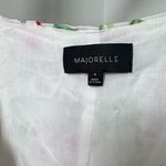 Majorelle  Floral Blouse in White and Pink Photo 1