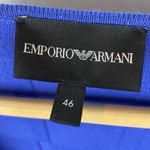 Emporio Armani  Blue Long Sleeve Button Front Cardigan Sweater 46 XL Photo 3