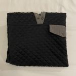 Doe & Rae Black Quilted Pullover  Photo 3