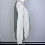 Madewell Feature Gray Green Colorblock Tulip Hem Knit Pullover Sweater Medium Photo 5