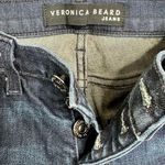 Veronica Beard Debbie 10” Skinny Jeans in Midnight with Fray & Tux Photo 6