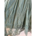 Floral Pattern Embroidered crochet Lace Swimwear Cover ups Tunic Dress M Green Size undefined Photo 4