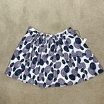Susana Monaco  NWT Eclipse Mini Skirt Lined Dot White Purple Stretch Women Size 4 Photo 1