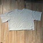 Juicy Couture  y2k graphic crop top oversized gray Photo 4