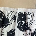 Adidas Black & White Tropical Monstera Cropped Bomber Windbreaker Jacket L Photo 5