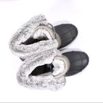 Tommy Hilfiger Winter boots fur lined Rausten Duckboots in grey blue size 7 M Photo 4