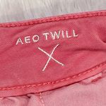 American Eagle Super Stretch Women’s Pink AEO Twill Midi Shorts 4 Photo 8