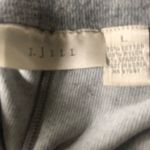 J.Jill Soft Velour Ribbed Maxi Pull On Skirt Gray Size L Stretch Casual Career Size L Photo 2