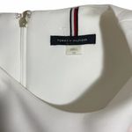 Tommy Hilfiger S/LESS ASYMMETRICAL SHEATH DRESS, ORANGE AND WHITE, SIZE 10 NWOT Photo 6