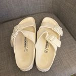 Birkenstock Women’s s white rubber Birkenstocks - size 39 Photo 1
