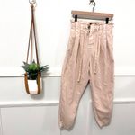 Free People  Margate Pleated Trouser Pants Size S Misty Rose Photo 2